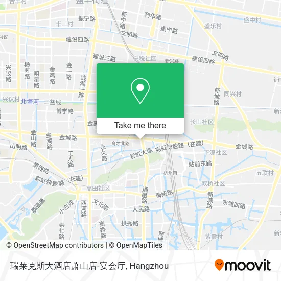 瑞莱克斯大酒店萧山店-宴会厅 map