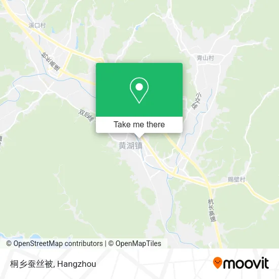 桐乡蚕丝被 map