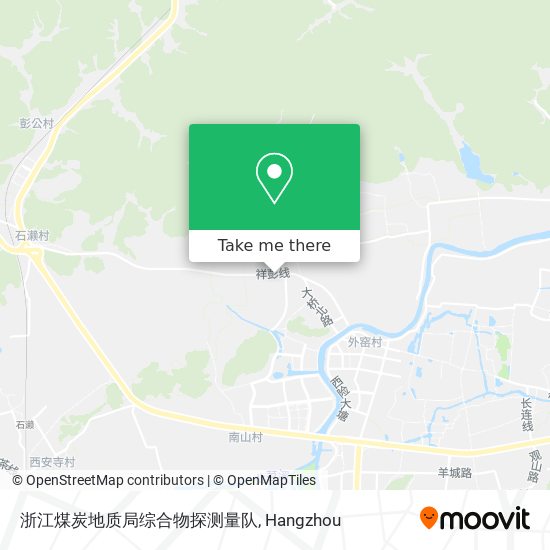 浙江煤炭地质局综合物探测量队 map