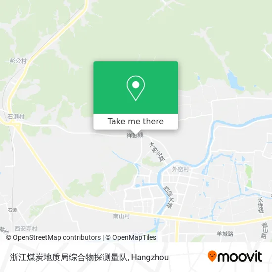 浙江煤炭地质局综合物探测量队 map
