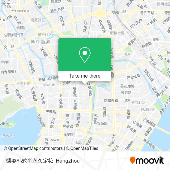 蝶姿韩式半永久定妆 map