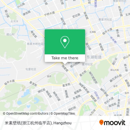 米素壁纸(浙江杭州临平店) map