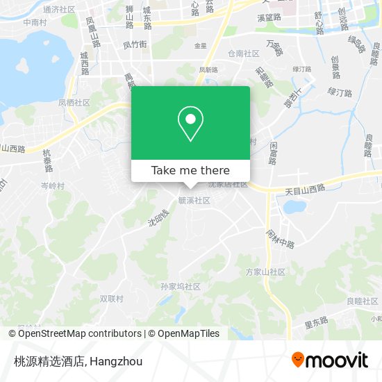 桃源精选酒店 map