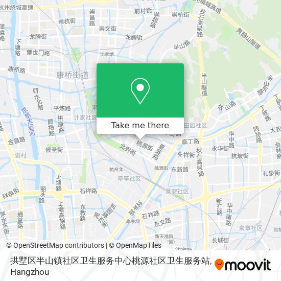 拱墅区半山镇社区卫生服务中心桃源社区卫生服务站 map