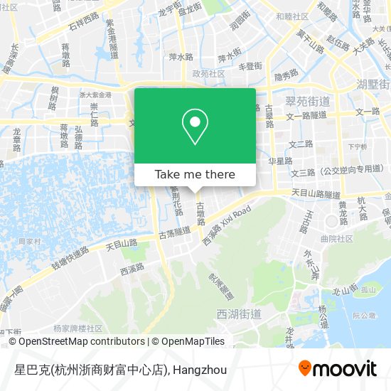 星巴克(杭州浙商财富中心店) map