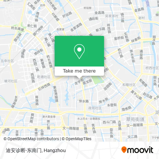 迪安诊断-东南门 map