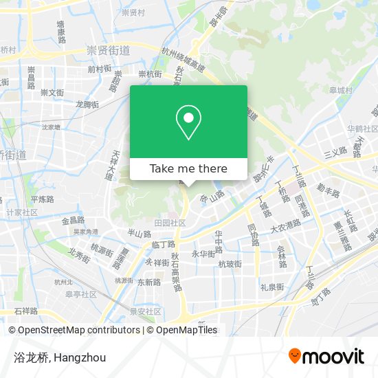 浴龙桥 map