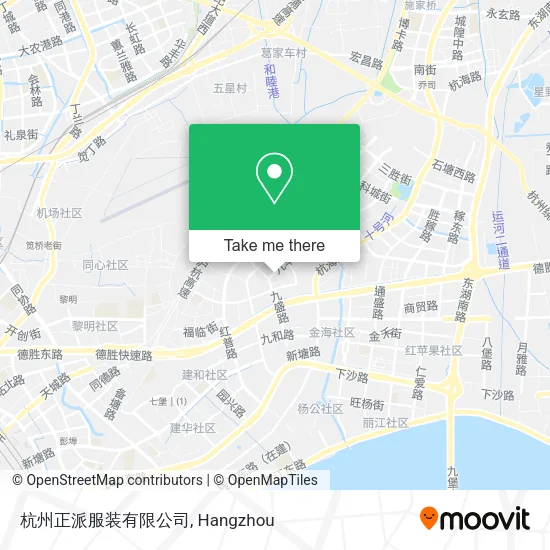 杭州正派服装有限公司 map