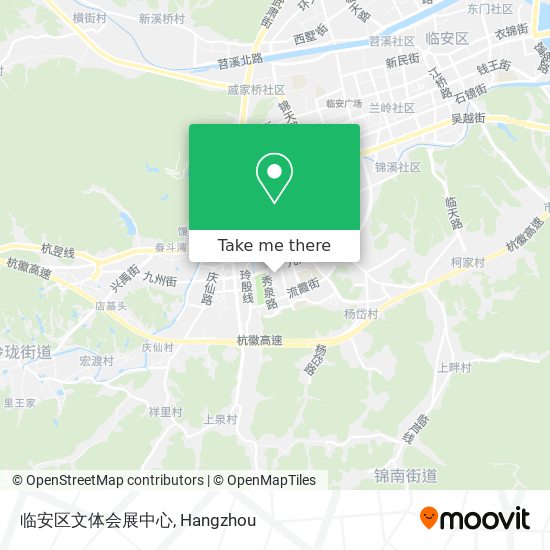 临安区文体会展中心 map