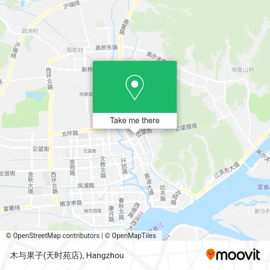 木与果子(天时苑店) map