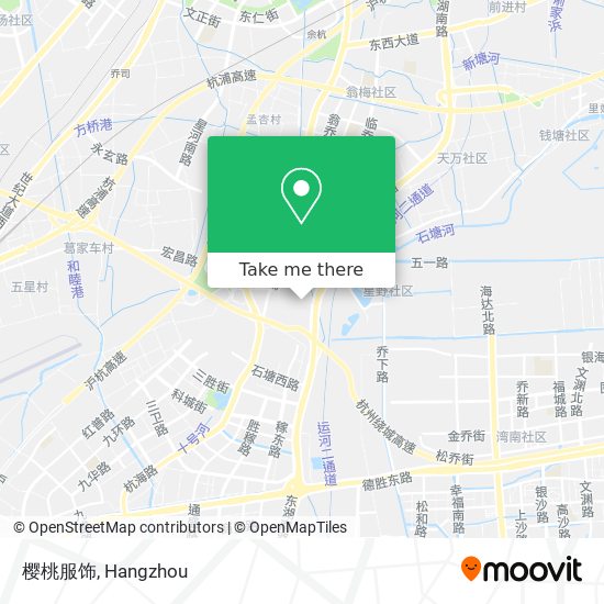 樱桃服饰 map