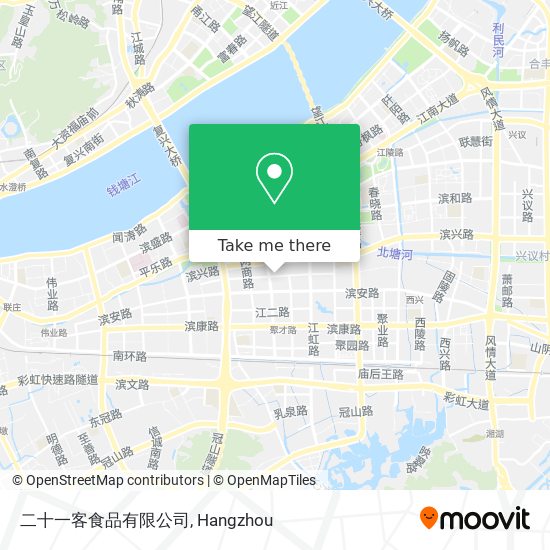 二十一客食品有限公司 map