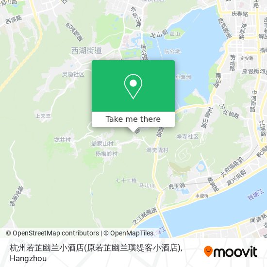 杭州若芷幽兰小酒店(原若芷幽兰璞缇客小酒店) map