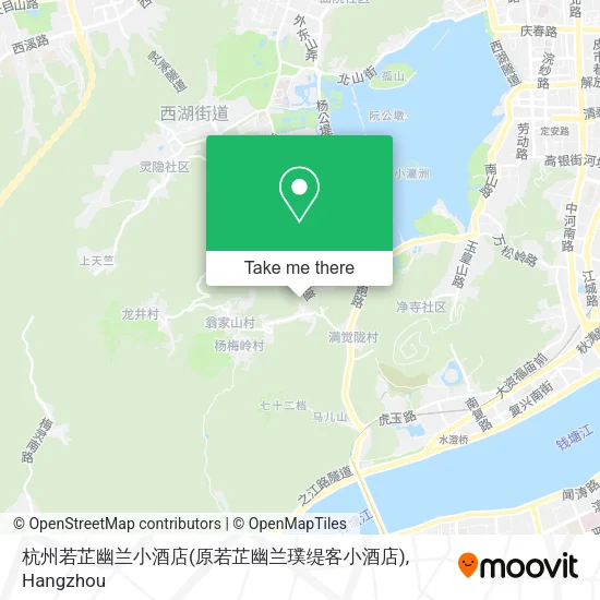 杭州若芷幽兰小酒店(原若芷幽兰璞缇客小酒店) map