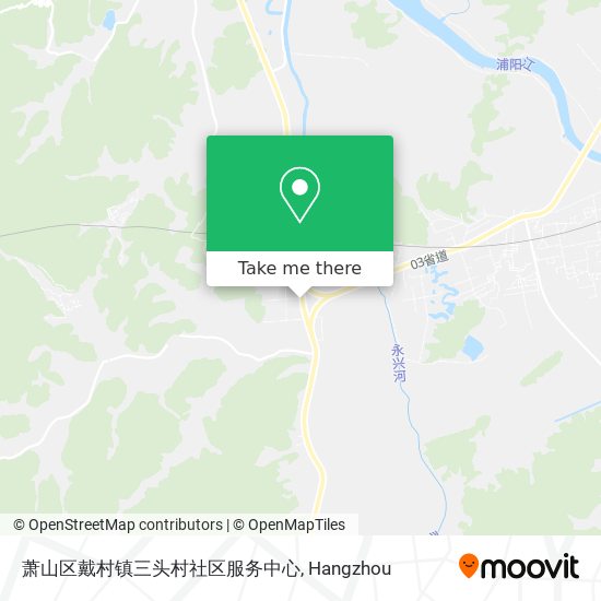 萧山区戴村镇三头村社区服务中心 map