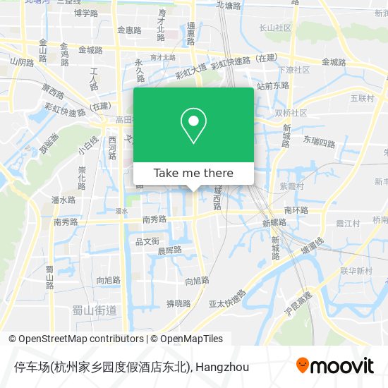 停车场(杭州家乡园度假酒店东北) map
