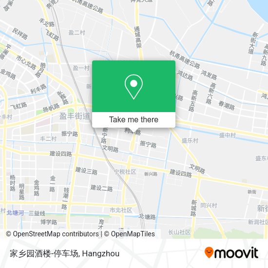 家乡园酒楼-停车场 map