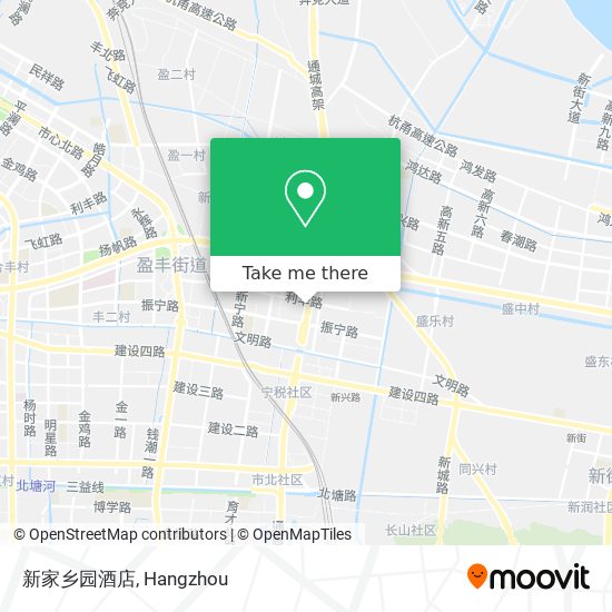 新家乡园酒店 map