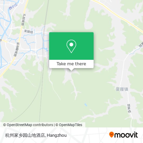 杭州家乡园山地酒店 map