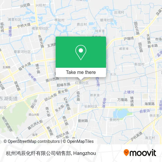 杭州鸿辰化纤有限公司销售部 map