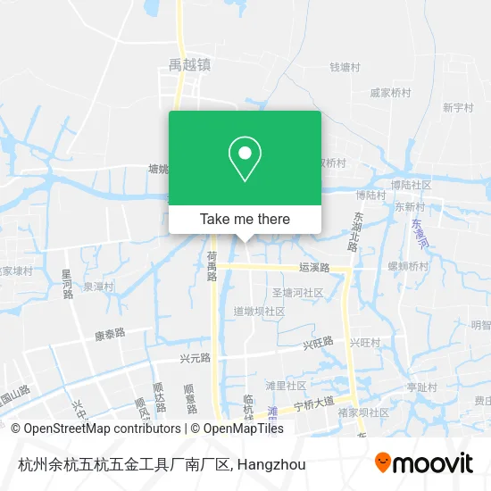 杭州余杭五杭五金工具厂南厂区 map
