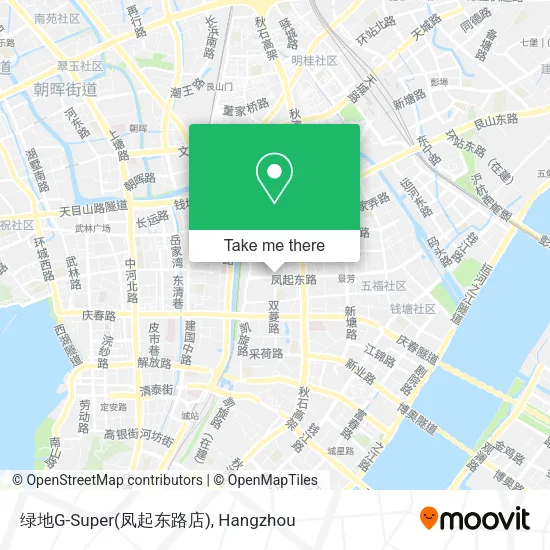 绿地G-Super(凤起东路店) map