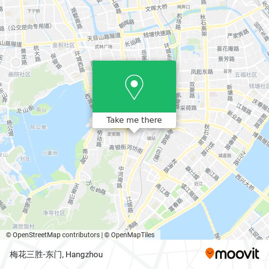 梅花三胜-东门 map