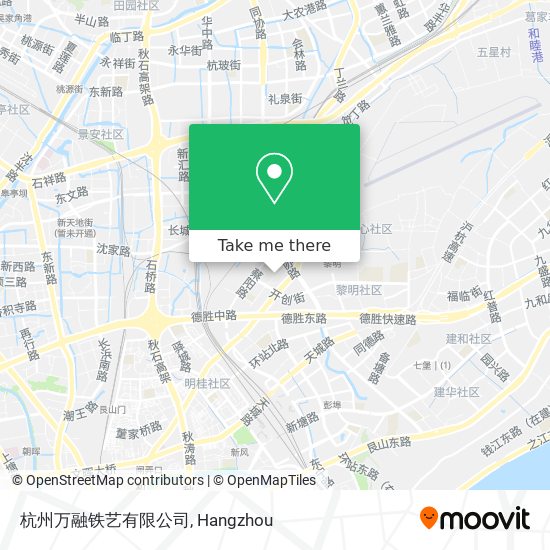 杭州万融铁艺有限公司 map