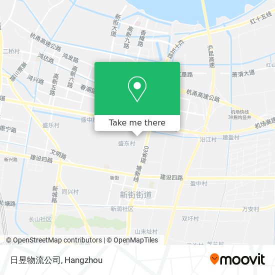 日昱物流公司 map