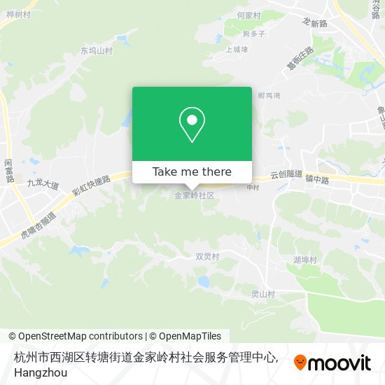杭州市西湖区转塘街道金家岭村社会服务管理中心 map