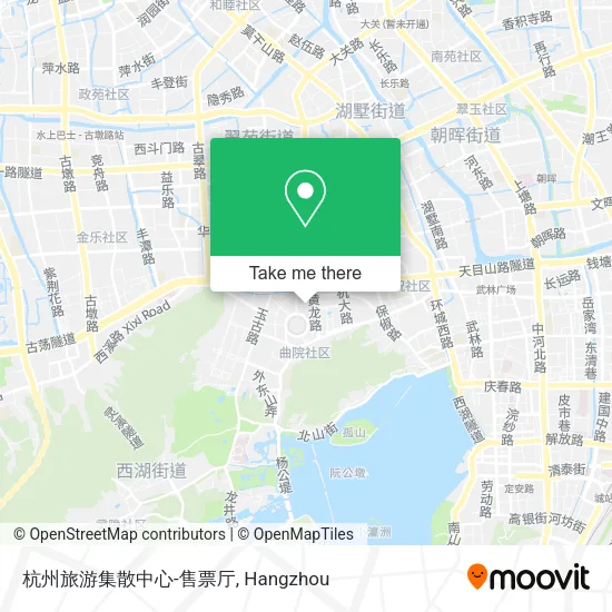 杭州旅游集散中心-售票厅 map