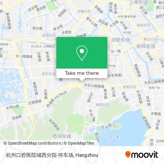杭州口腔医院城西分院-停车场 map