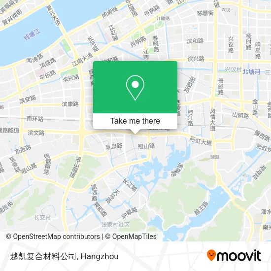越凯复合材料公司 map