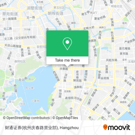 财通证券(杭州庆春路营业部) map