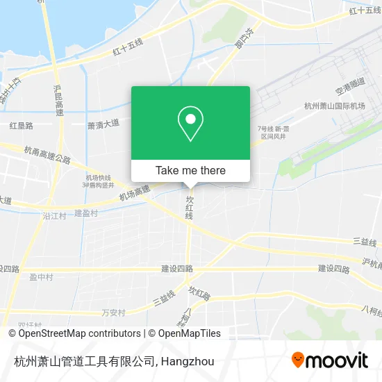 杭州萧山管道工具有限公司 map