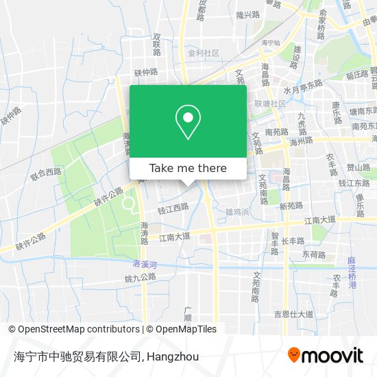 海宁市中驰贸易有限公司 map
