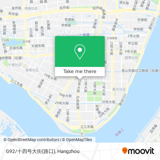 G92/十四号大街(路口) map