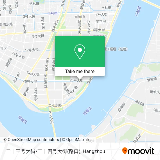 二十三号大街/二十四号大街(路口) map