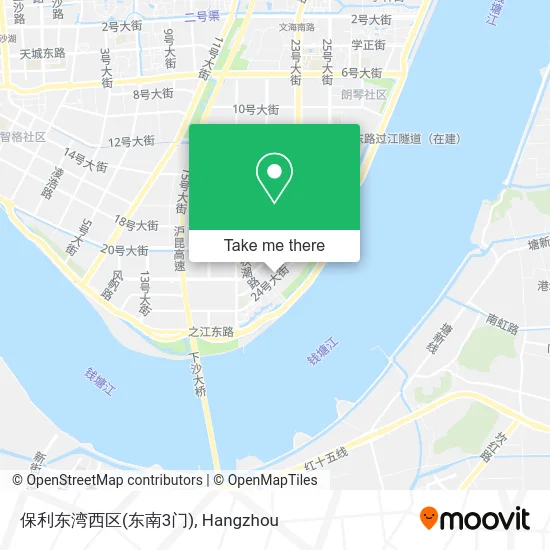 保利东湾西区(东南3门) map