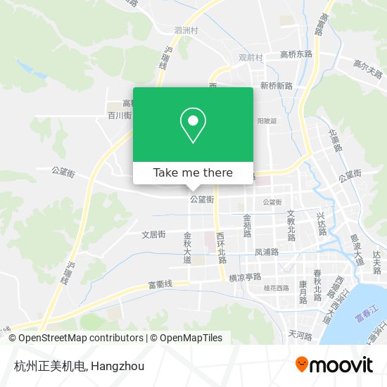 杭州正美机电 map