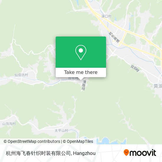 杭州海飞春针织时装有限公司 map