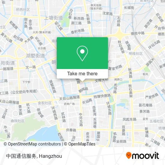 中国通信服务 map