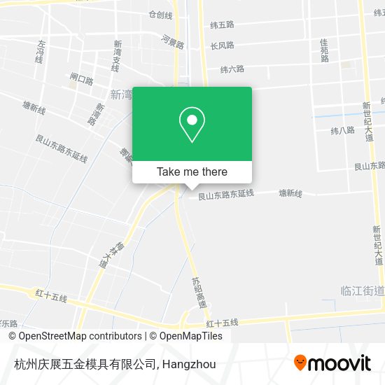杭州庆展五金模具有限公司 map