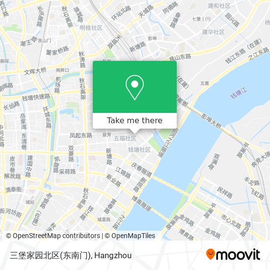 三堡家园北区(东南门) map