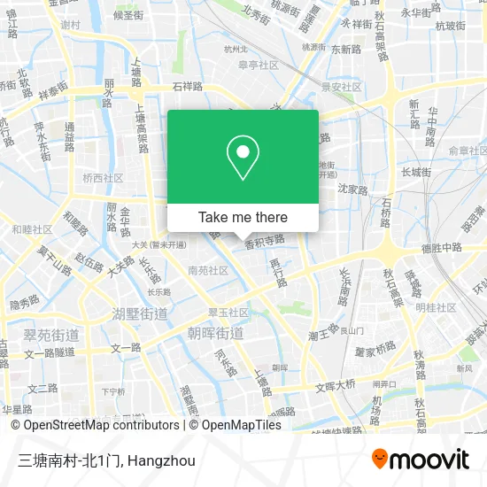 三塘南村-北1门 map