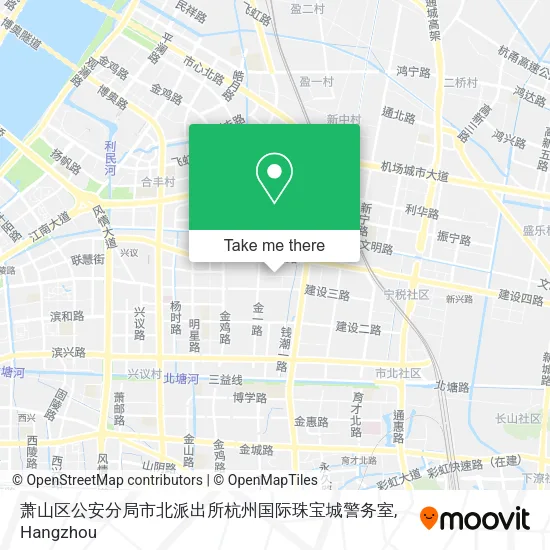 萧山区公安分局市北派出所杭州国际珠宝城警务室 map