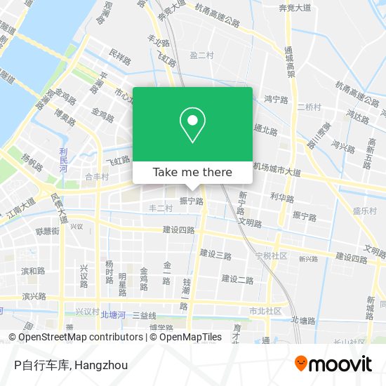 P自行车库 map