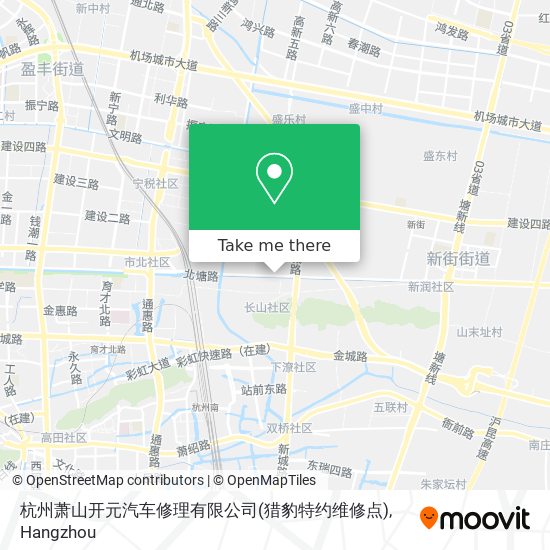 杭州萧山开元汽车修理有限公司(猎豹特约维修点) map