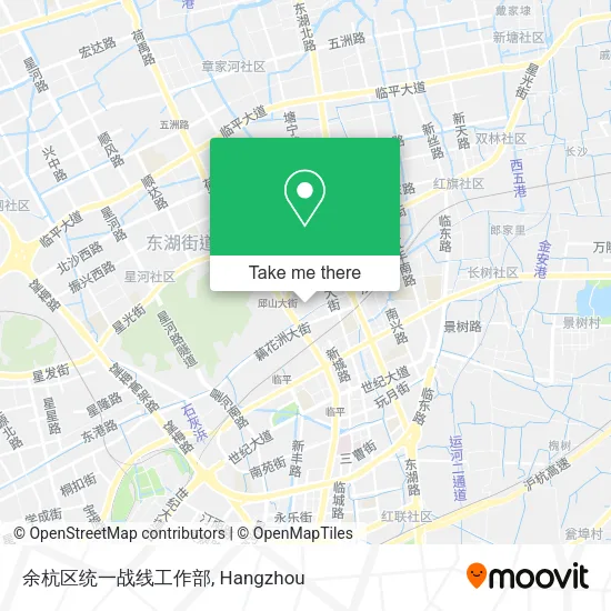 余杭区统一战线工作部 map