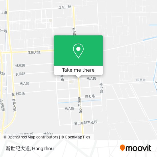 新世纪大道 map